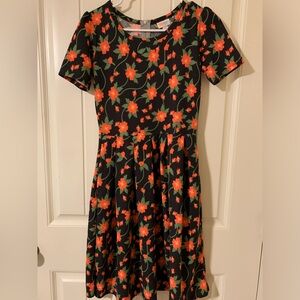🤎Flower LulaRoe Dress
